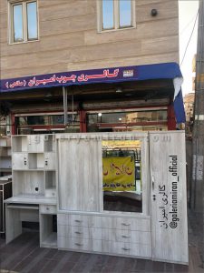 کمد دیواری سفارش مشتری عرض کل کار ۳متر ارتفاع ۱۹۰دارای رنگ بندی و ۲سال ضمانت