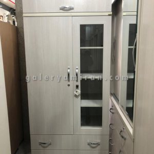 کمد عرض ۹۰ دو درب دو تکه مجزا برای حمل و نقل آسان دارای رنگ بندی