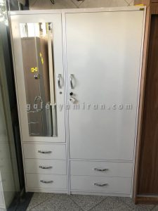 کمد عرض۱۲۰عمق۵۲ارتفاع ۲۴۰ دارای رنگ بندی