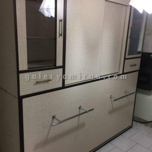 تخت تک نفره مهمان و کمد ریلی عرض 210